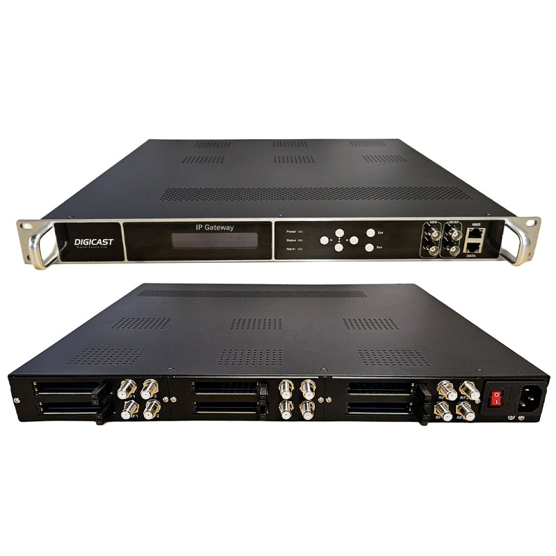 Broadcasting Equipment Multichannels Tuner to IP professional receiver with CI slot