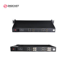 4 Channels Independent Network Management Live Streaming  Video Encoder