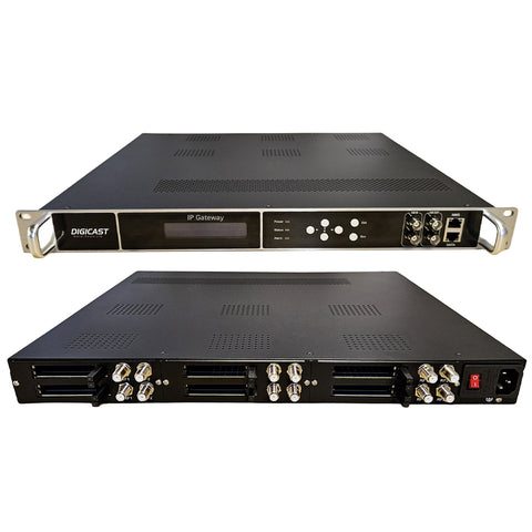 Broadcasting Equipment Multichannels Tuner to IP professional receiver with CI slot