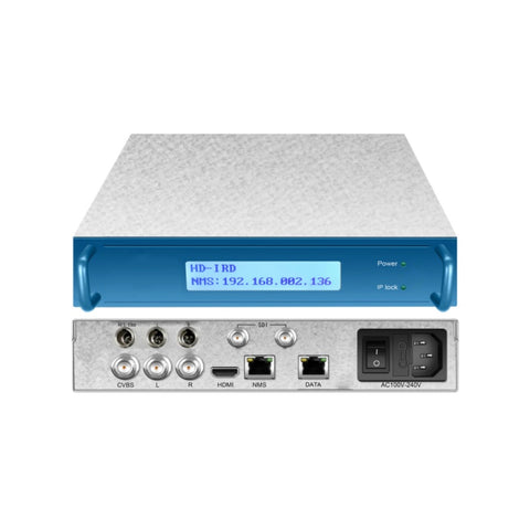 1/2 U mini Portable Professional SRT to HDMI SDI Decoder with AES EBU audio