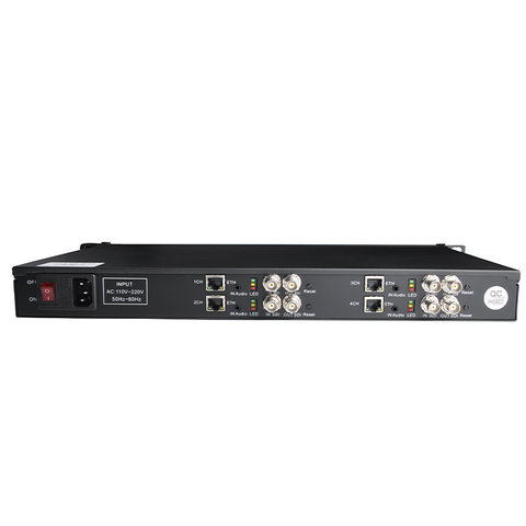 DMB-8904 4*SDI Input/Loopout H.265 HEVC/H.264/AVC Classic ProVideo Streaming Encoder